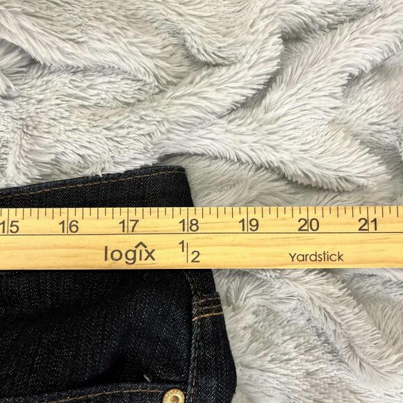 Style & Co Jeans Women 16S Bootcut Dark Wash Stretch Denim Mid Rise Western Boho - Picture 6 of 8